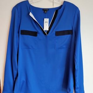 Ann Taylor Cobalt Blue Tunic